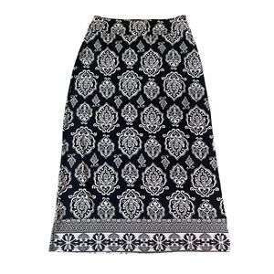 White House Black Market Signature Knits Long Skirt Size M